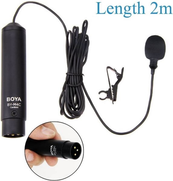 BOYA BY-M4C Professional Cardioid Lavalier Microphone - Price in Bangladesh
