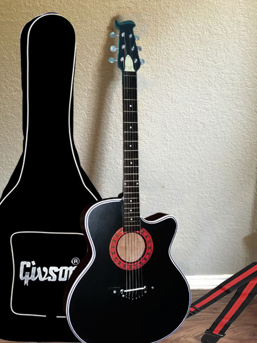 38 inch Acoustic Guitar, Mahogany Top