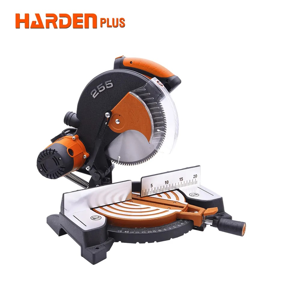 HARDEN 753522 Electric Mitre Saw, 255mm, 1350W Power Aluminum Cutting Portable Electric, Mitre Saw 753522