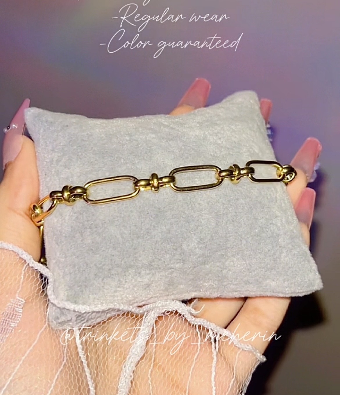 Trendy shackles design bracelet_img_1