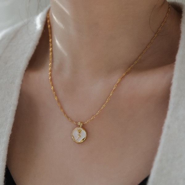 Vintage rose necklace_img_2