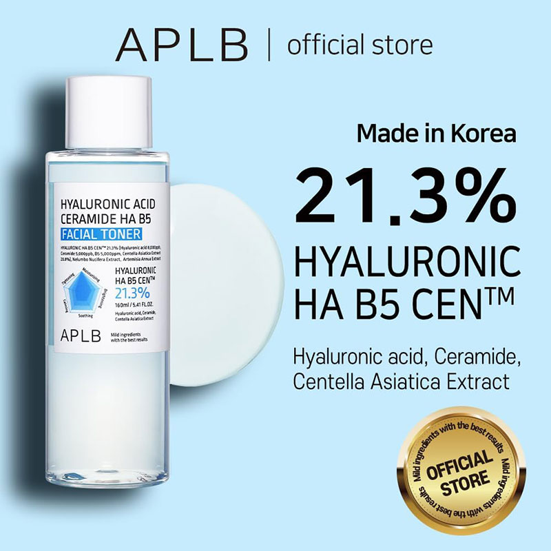 APLB Hyaluronic Acid Ceramide HA B5 Facial Toner – 160ml_img_1