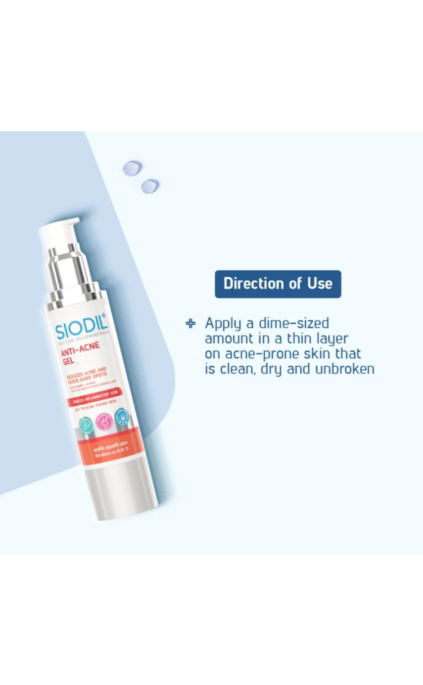 SIODIL ANTI-ACNE GEL 40ml - Image 3