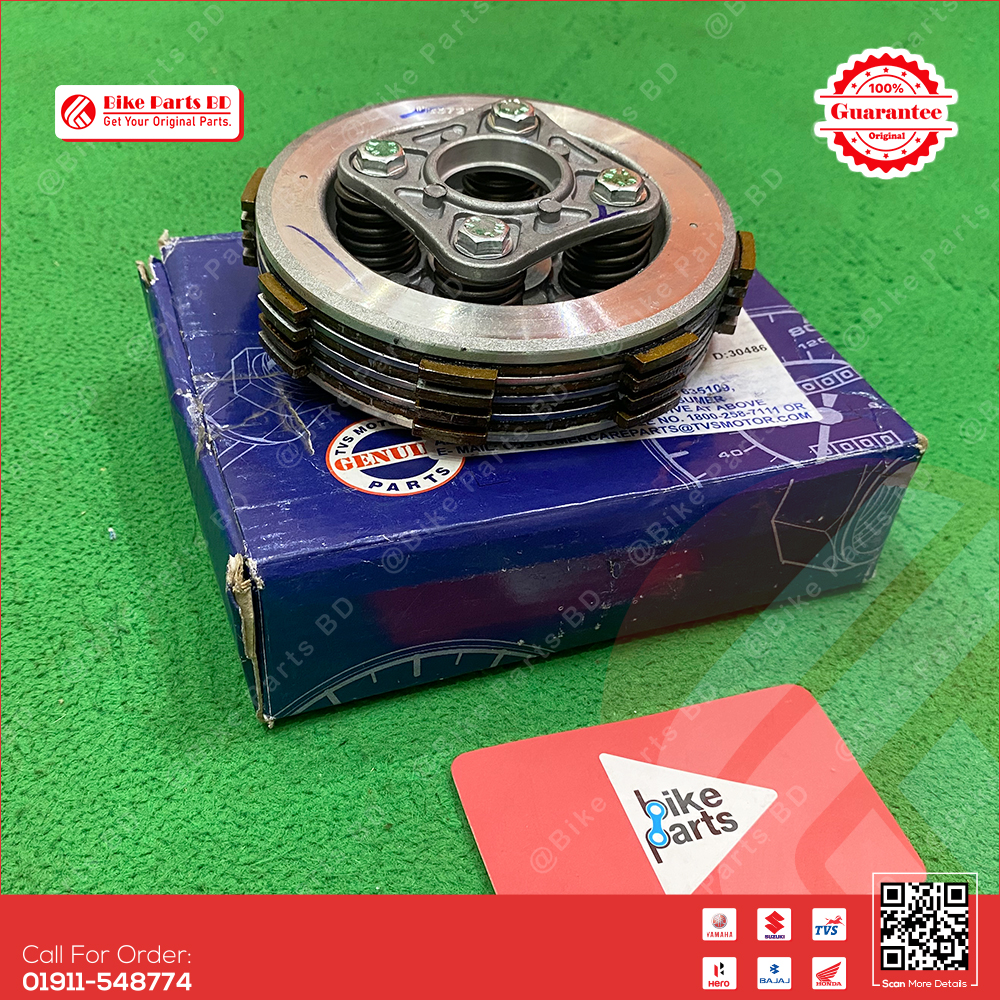 Clutch Assembly for TVS Metro Plus, Stryker bike.