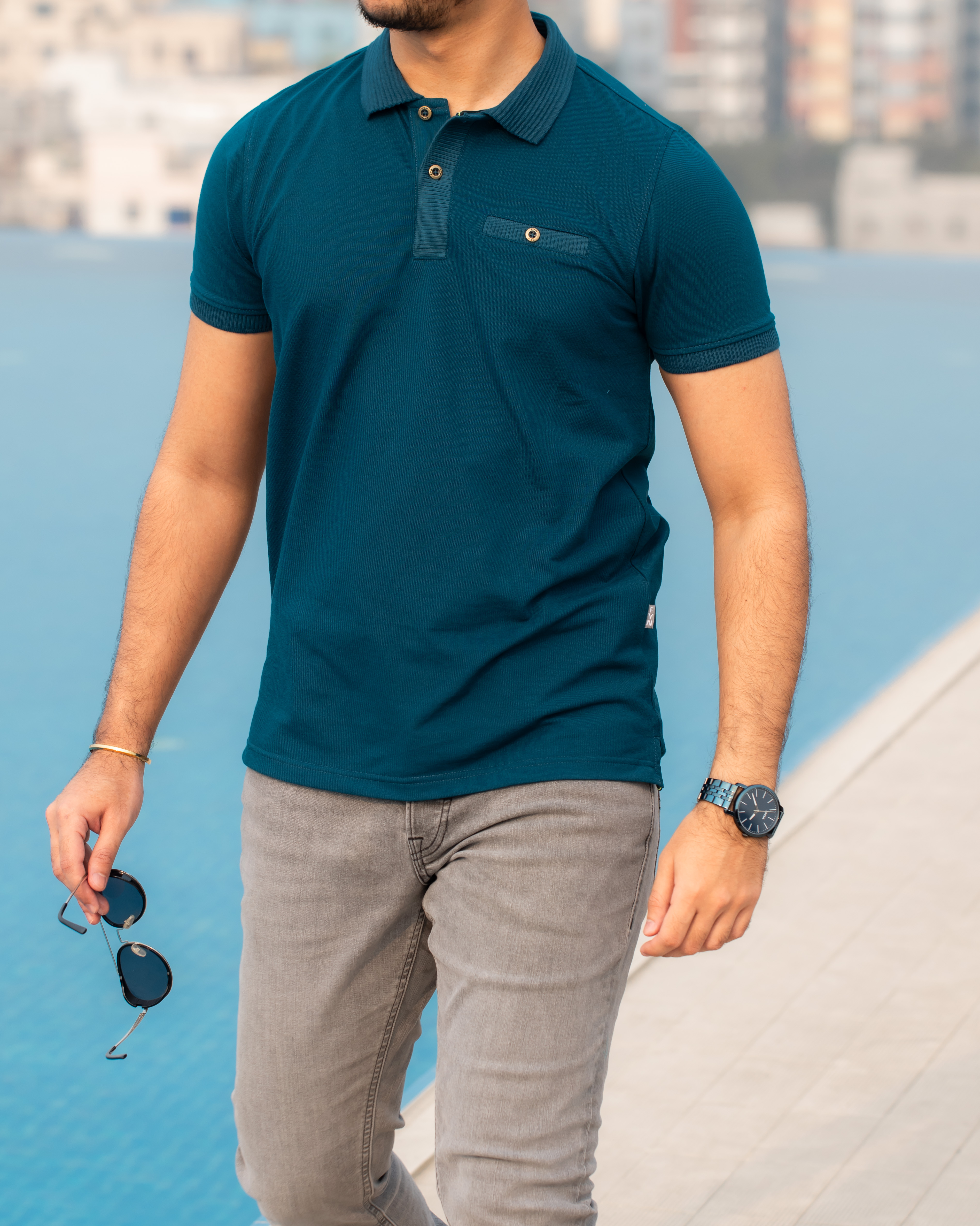 Premium Quality Structured Pique Polo - Surge_img_0