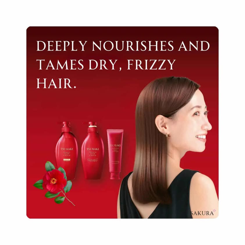 SHISEIDO TSUBAKI Premium Moist & Repair Shampoo 450ml_img_2