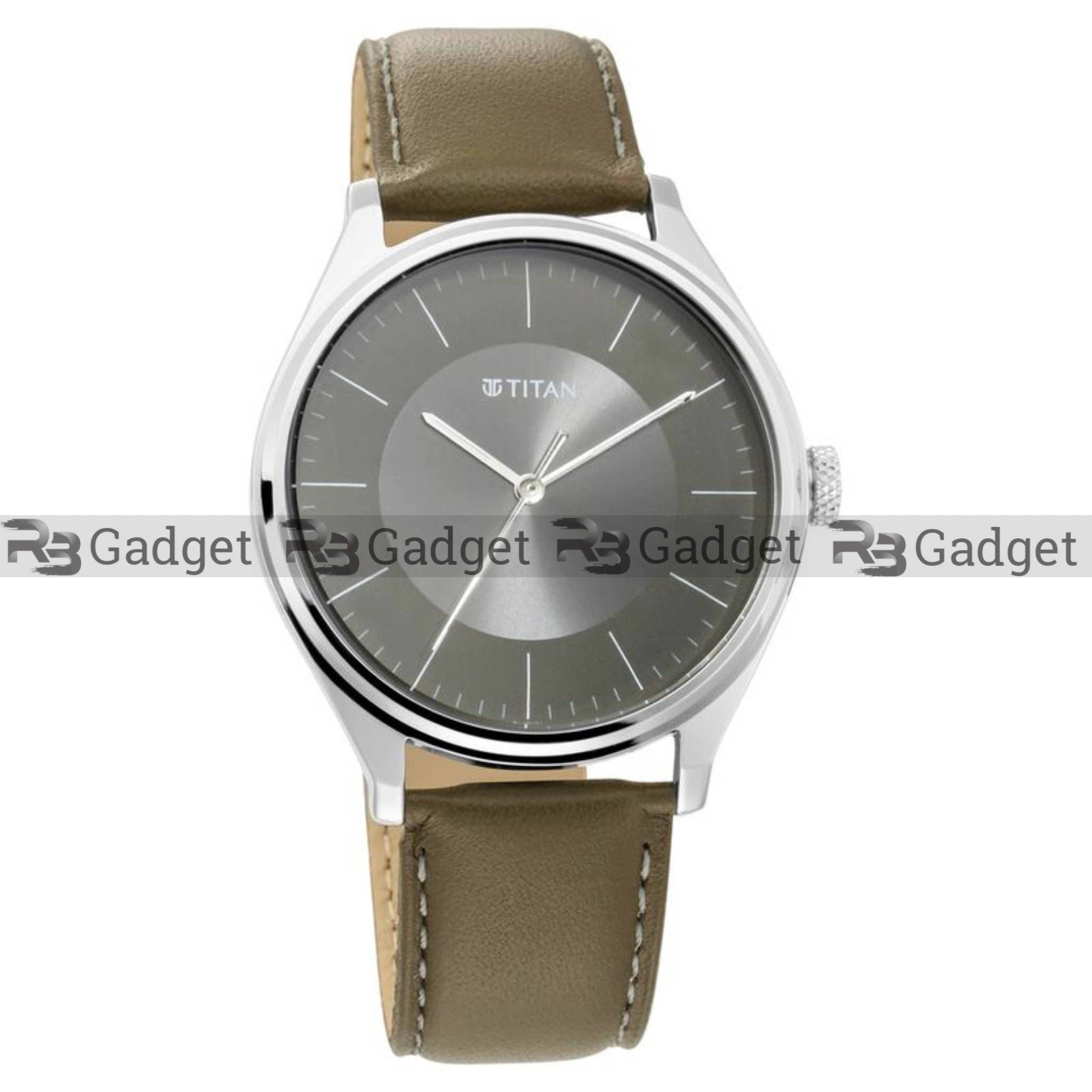 Titan Urban Edge Lustrous Olive Dial Leather Watch (NP1802SL08)_img_0