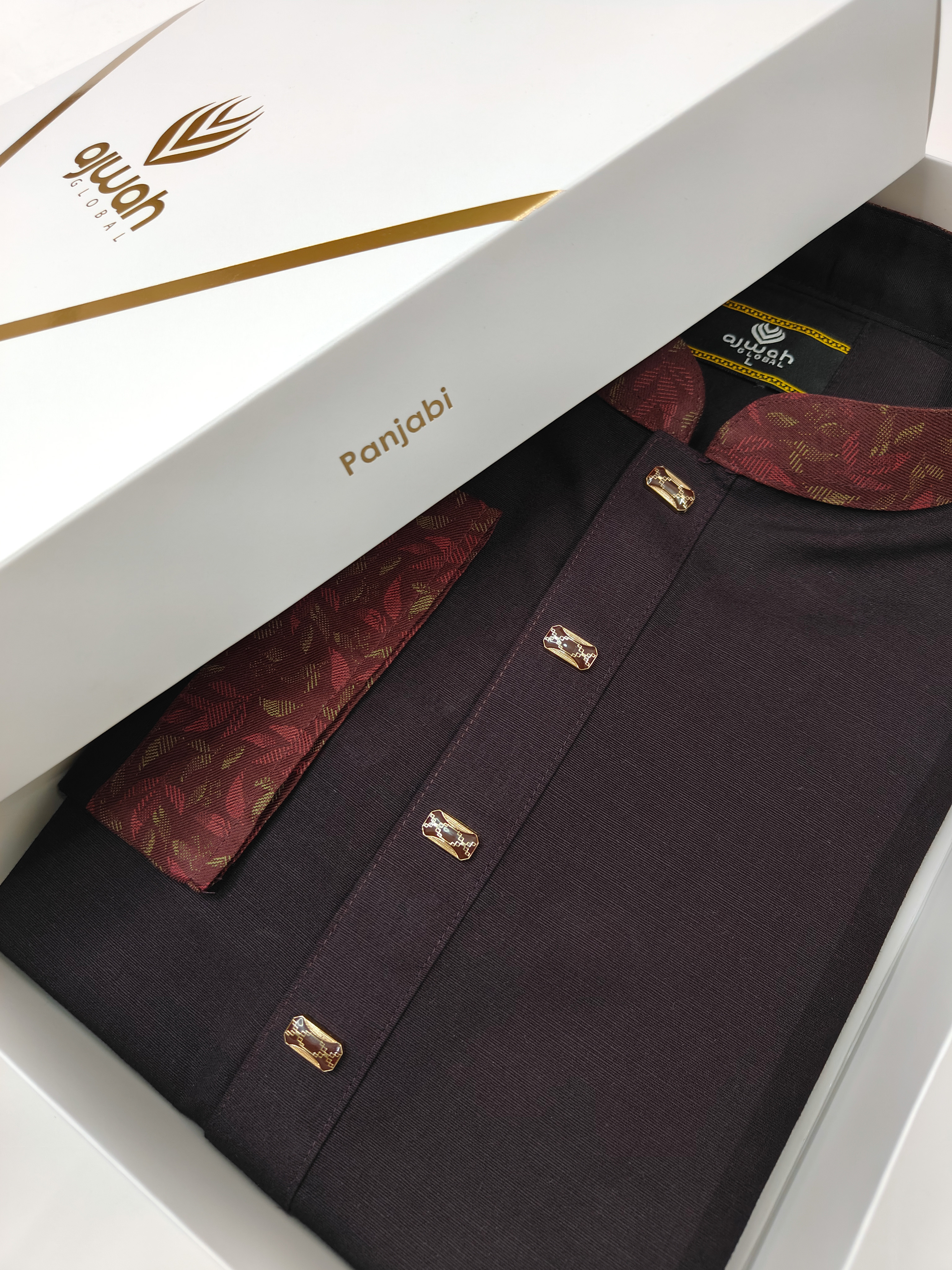 Ajwah Deep Maroon Majesty Panjabi