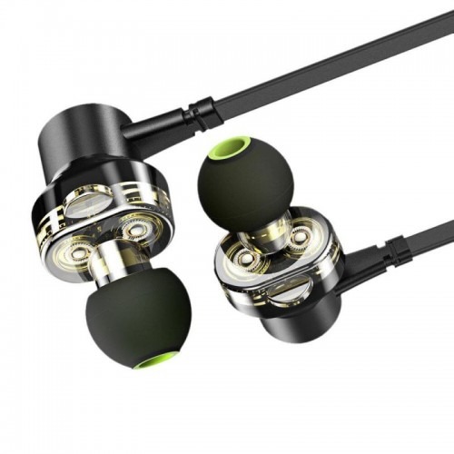 AWEI Z1 In-ear Dual Driver Unit Stereo Sound Heavy Bass Magnetic Wired Earphone - Price in Bangladesh