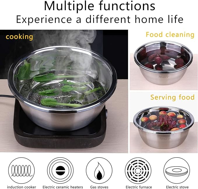 3-in-1 Stainless Steel Grater Bowl – Multifunctional Vegetable Chopper, Slicer & Strainer_img_6