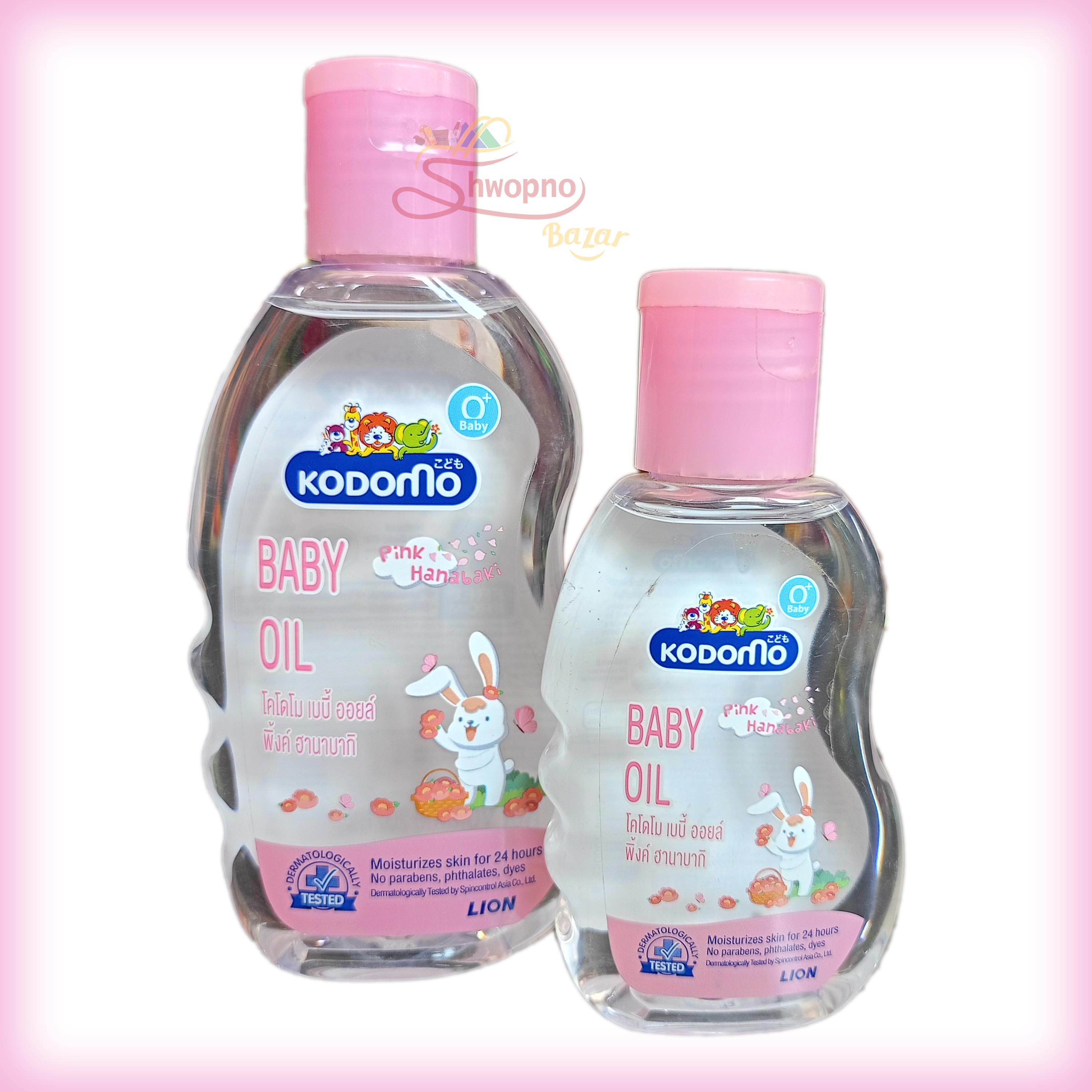 Kodomo Baby Oil Pink Hanabaki – Gentle Moisturizing Baby Oil (0+ Months)_img_1