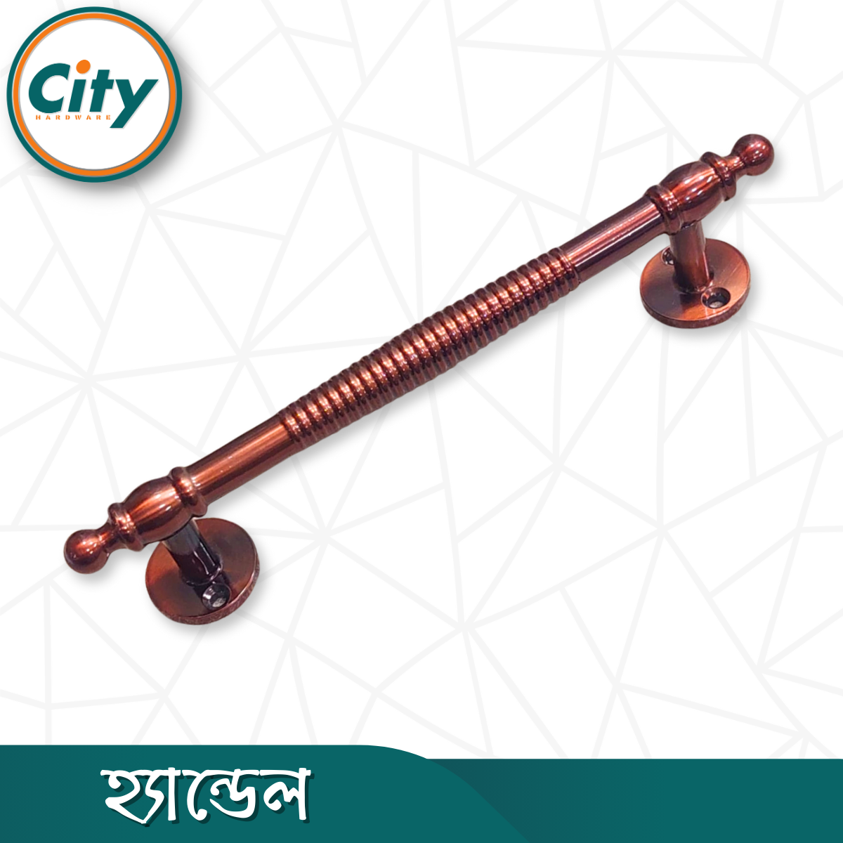৮ ইঞ্চি হেভি ডোর হ্যান্ডেল কপার অ্যান্টিক পালিশ করা দরজার হাতল কাঠের দরজার হ্যান্ডেল_img_1