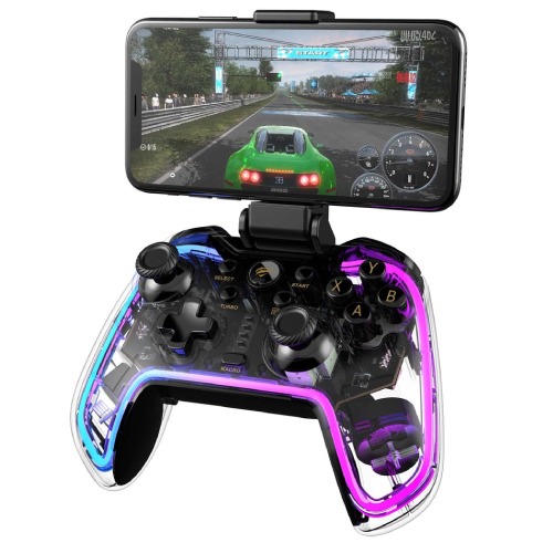 Havit G158BT Pro Transparent RGB Bluetooth Vibration Gamepad - Price in Bangladesh
