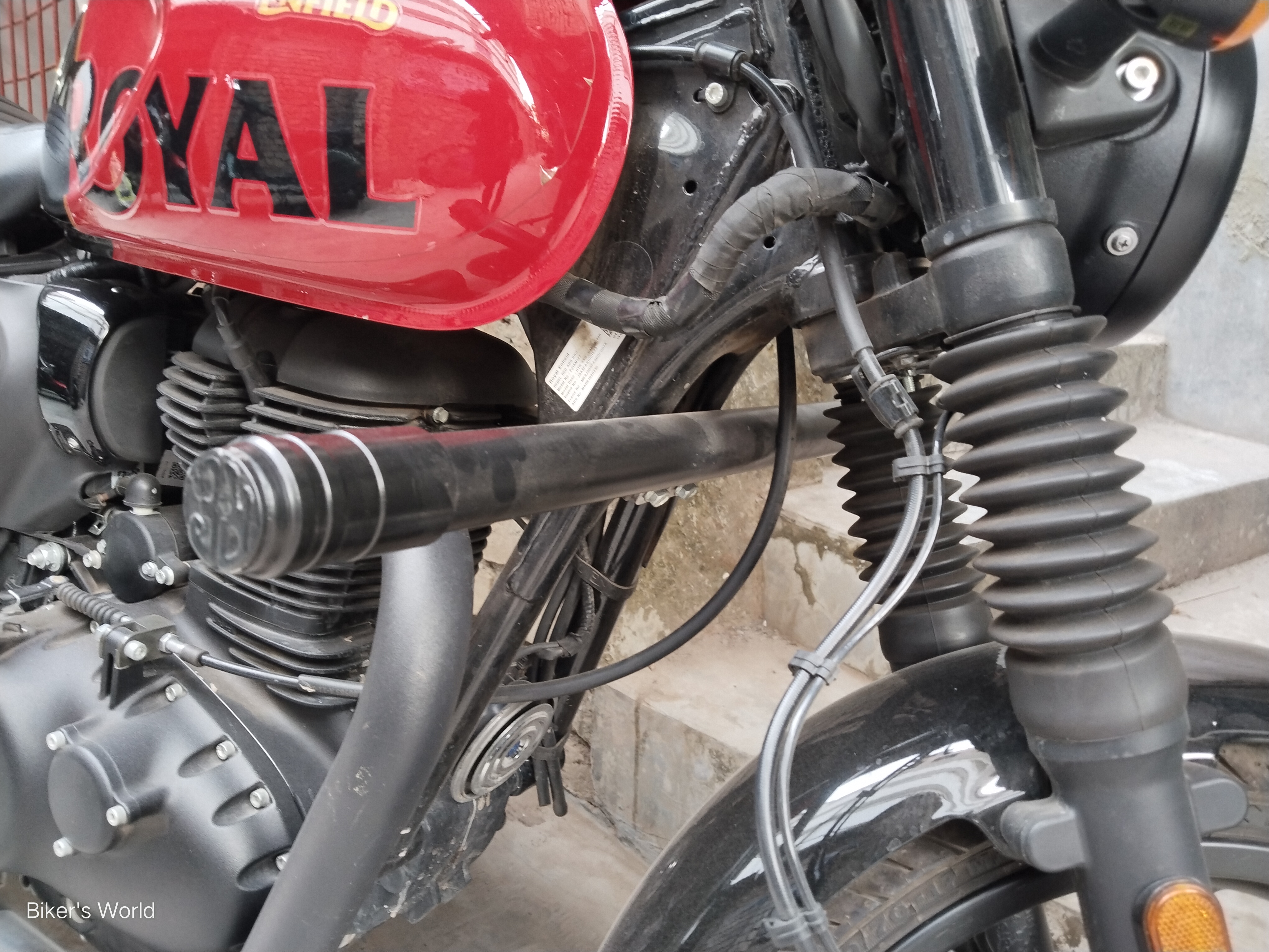Premium Single Rod Bumper For Royal Enfield All Model_img_5