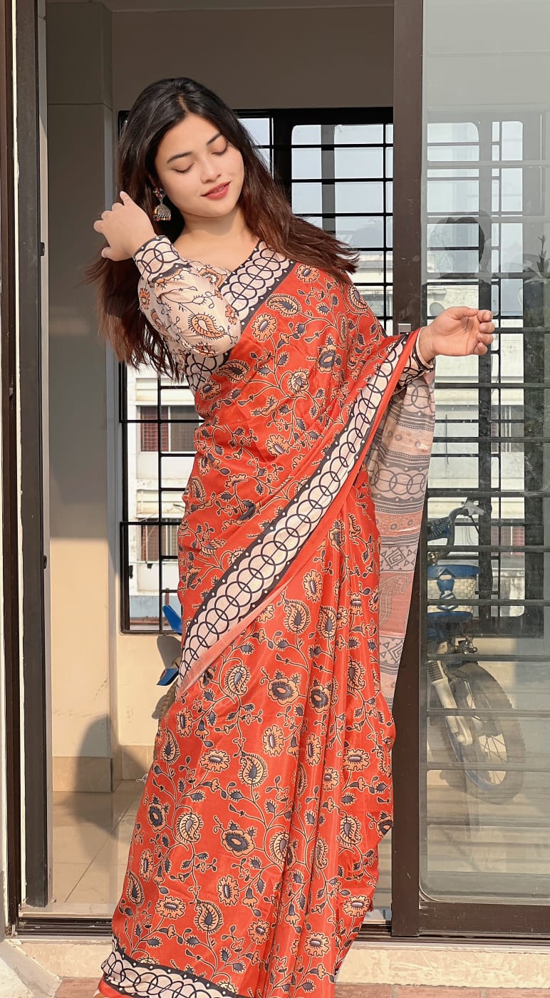 Digital Print Sharee with Blouse Piece_img_5