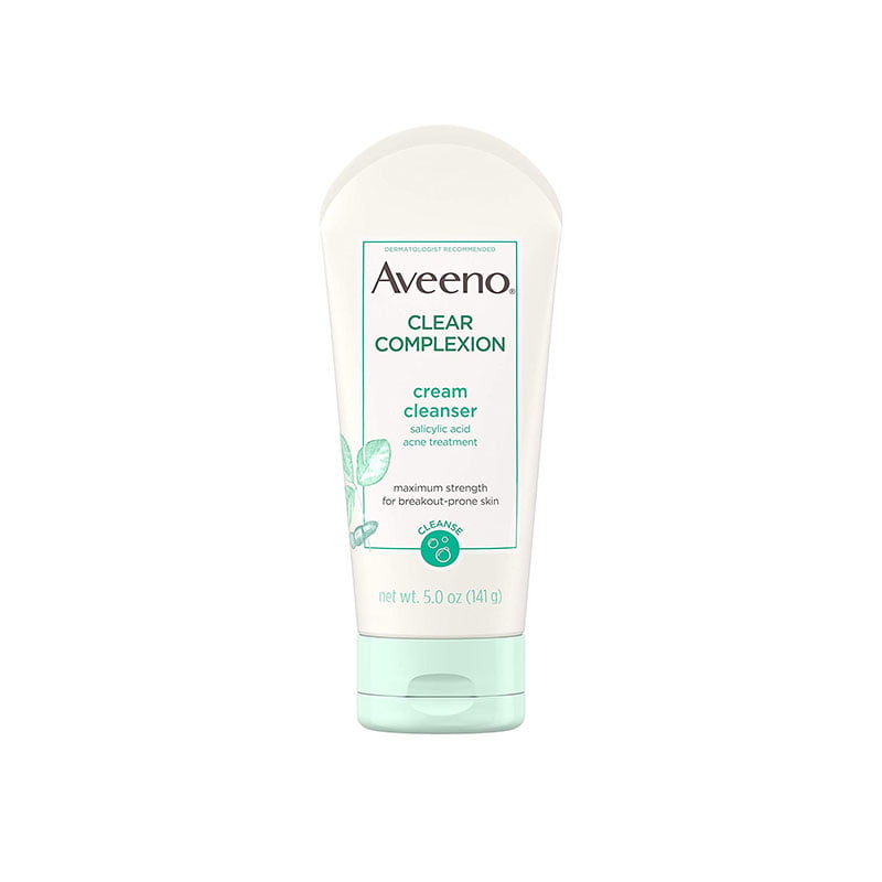 Aveeno Clear Complexion Cream Face Cleanser With Salicylic Acid