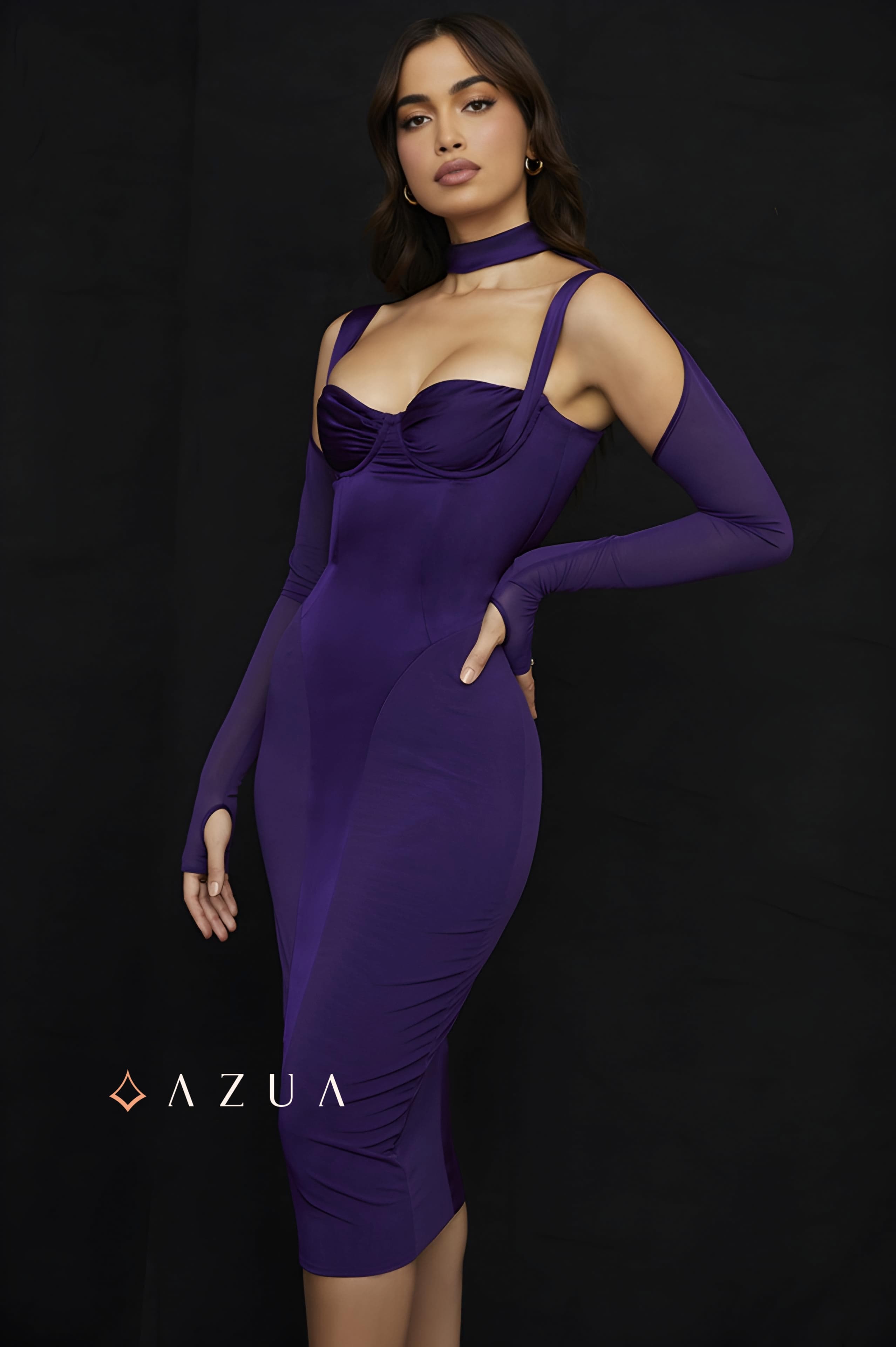 Corset Midi Bodycon_img_1