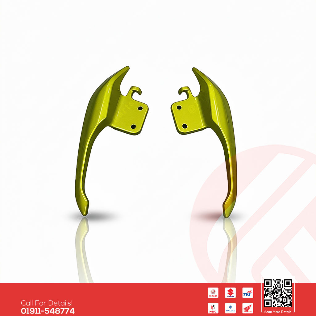 Pillion Handle (Seat Handle Green) for Suzuki Gixxer & Gixxer SF (New Model-Green Color) bike.