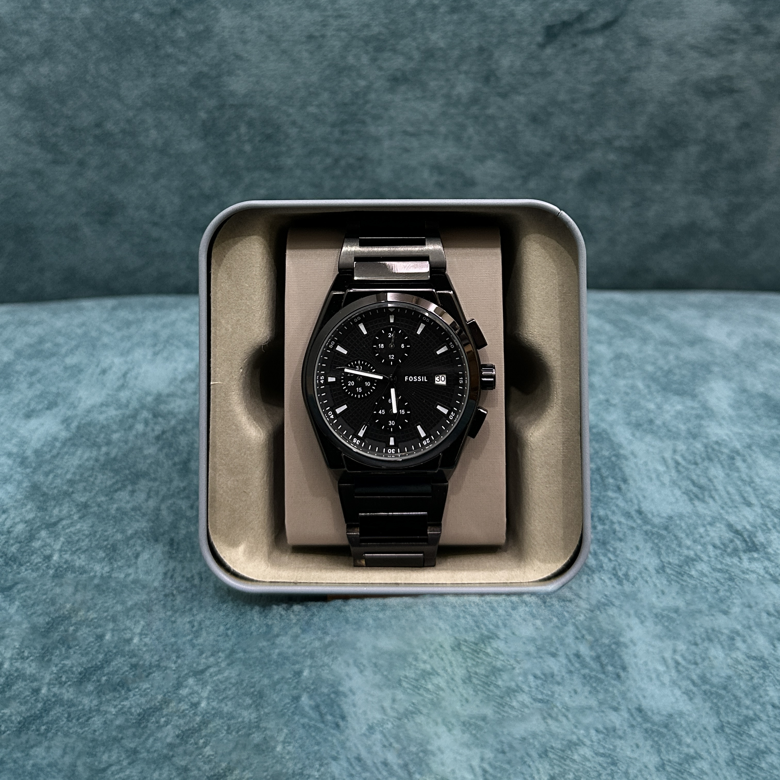 Fossil Everett Chronograph Chain - Black_img_3