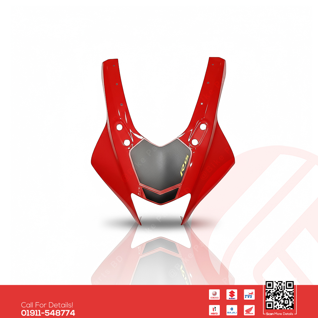 Metershed-Faring for Yamaha R15 V4 (Red Colour) bike.