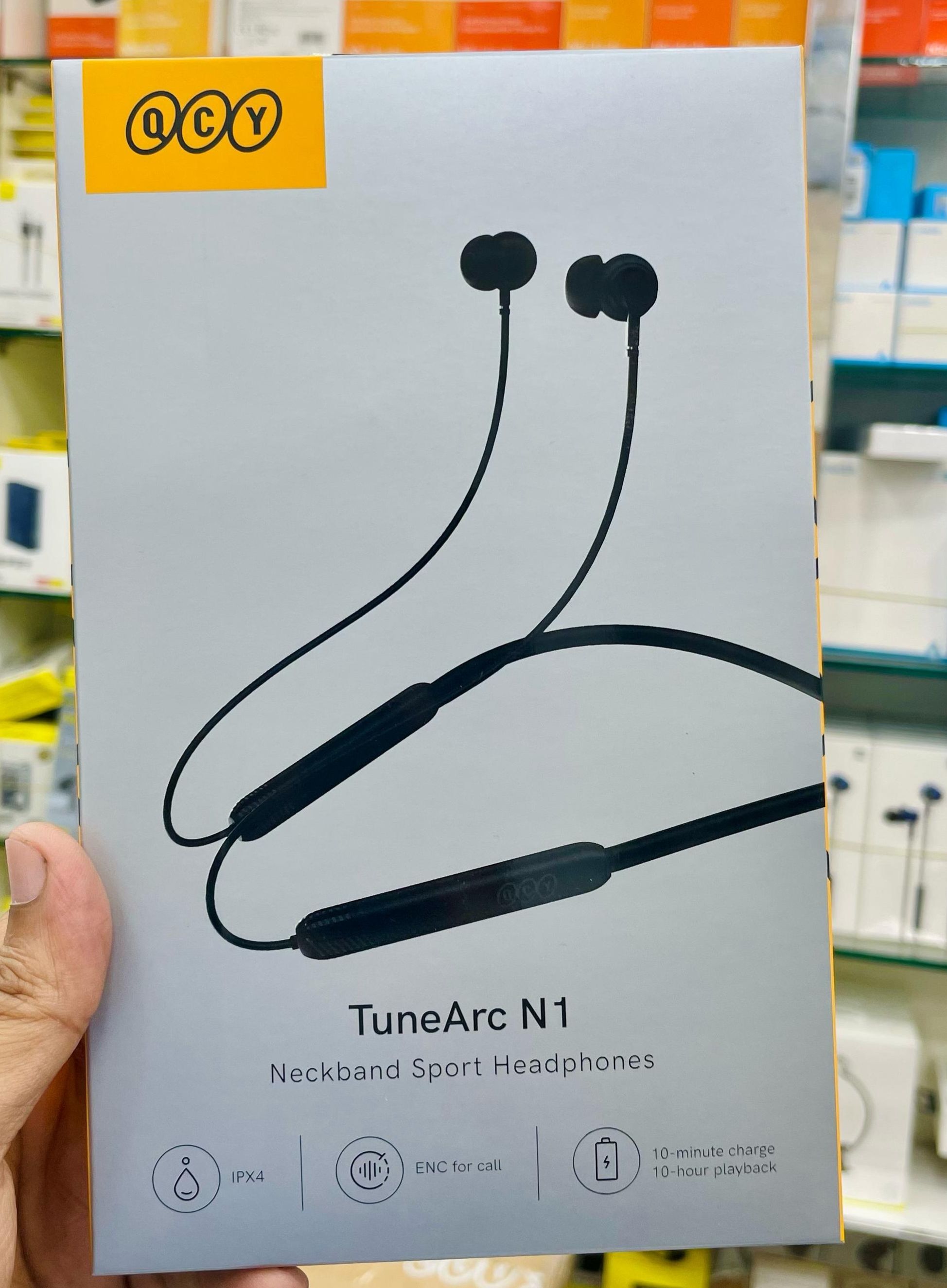 QCY TuneArc N1 Wireless Earphone black colour