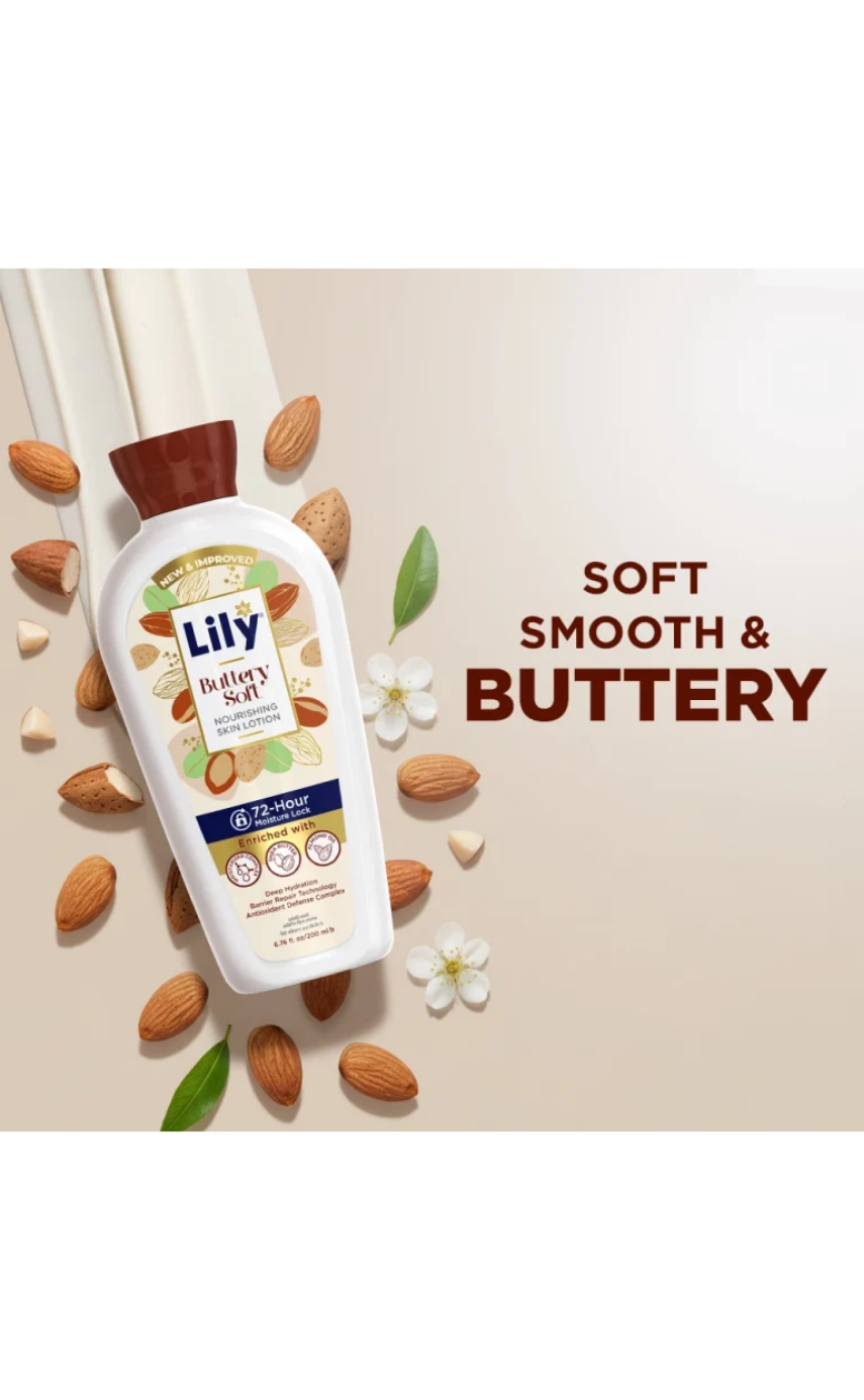 Lily Buttery Soft Nourishing Skin Lotion 100ml - Image 2