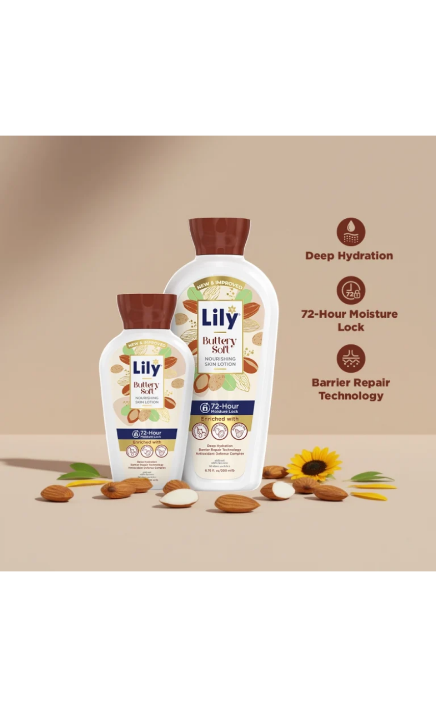 Lily Buttery Soft Nourishing Skin Lotion 100ml - Image 3