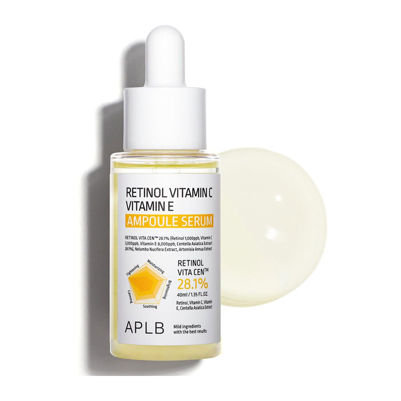 APLB Retinol Vitamin C Vitamin E Ampoule Serum – 40ml