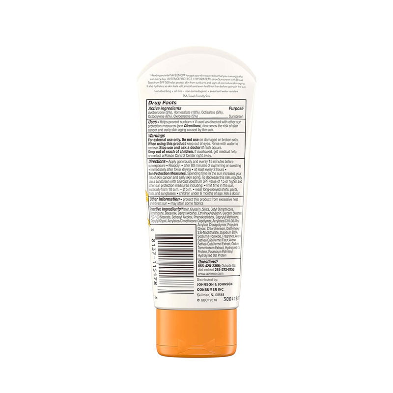 Aveeno Protect + Hydrate Sunscreen Lotion, SPF 50_img_1