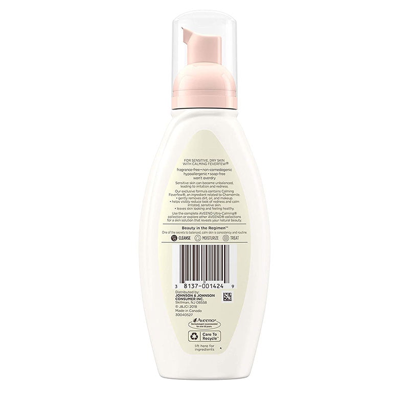 Aveeno Ultra-Calming Foaming Cleanser Makeup Remover_img_1