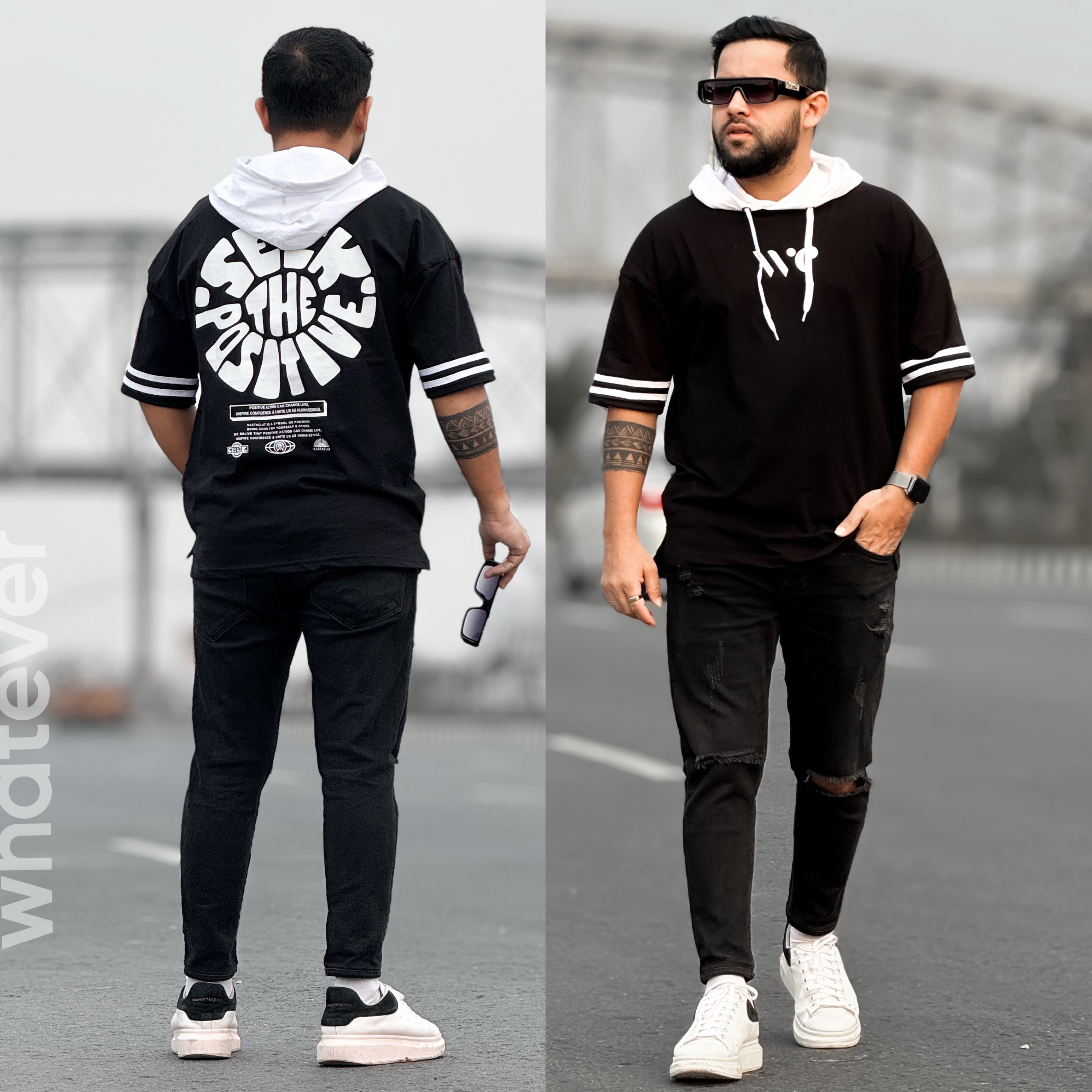 WE Hoodie T Shirt Black_img_0