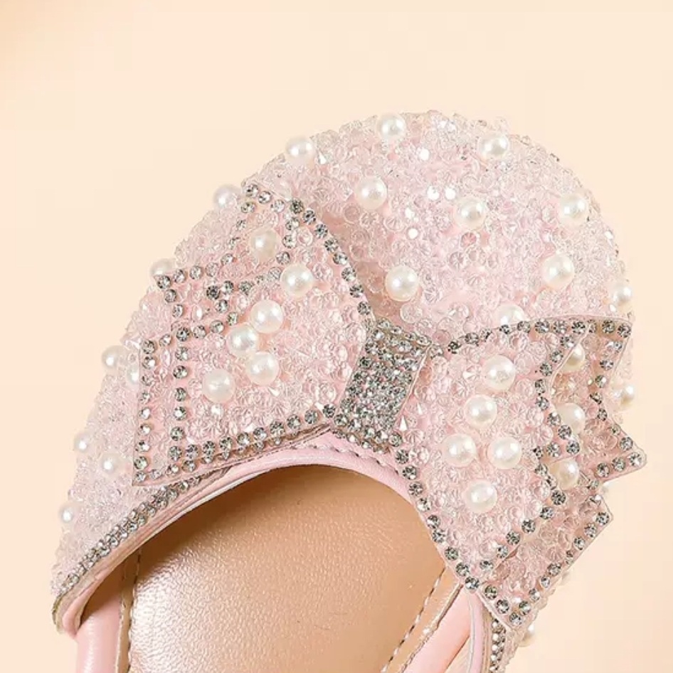 Kids Girls Pearl Bow Princess Shoes (2 years to 8.5 years)_img_3