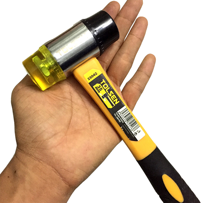 TOLSEN 25042 Two Way Mallet, 400g, Plastic Nylon Head, Fiberglass Handle | Model: 25042_img_2