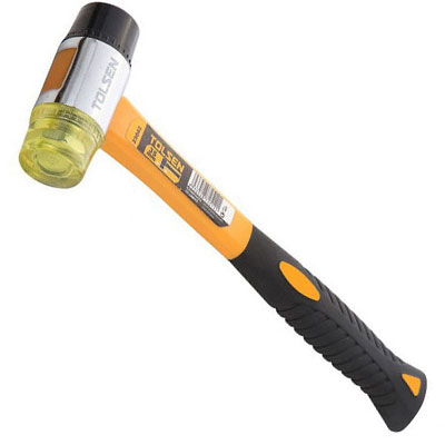 TOLSEN 25042 Two Way Mallet, 400g, Plastic Nylon Head, Fiberglass Handle | Model: 25042_img_3