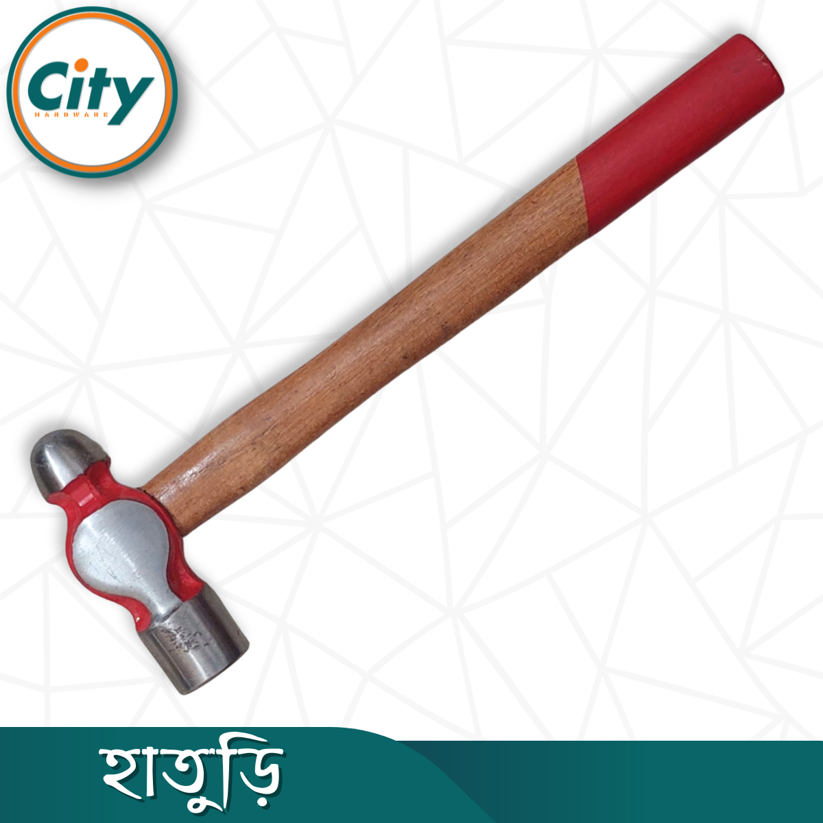 ২.৫ পাউন্ড হাতুড়ি প্রিমিয়াম মানের হেভি কাজের হাতুড়ি কাঠের হ্যান্ডেল বলপিন হাতুড়_img_2