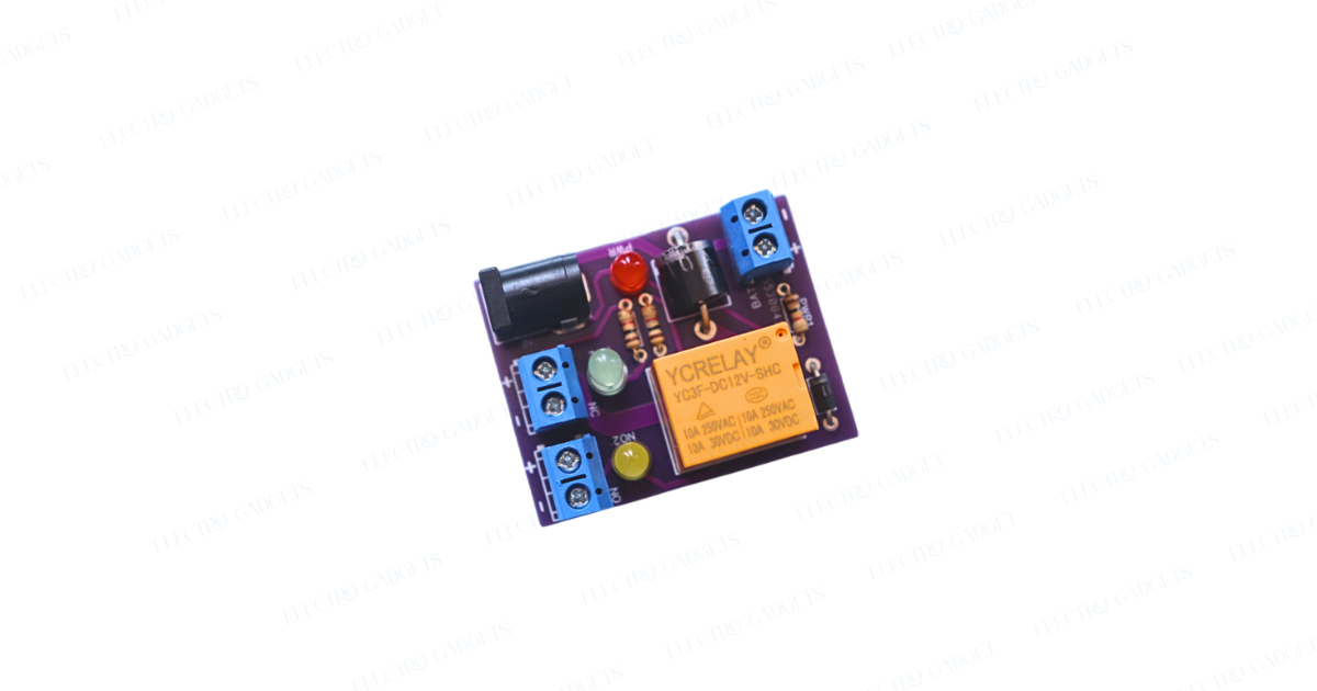 Mini IPS Smart Auto Changeover Circuit (12V DC, 3–10A Customizable)