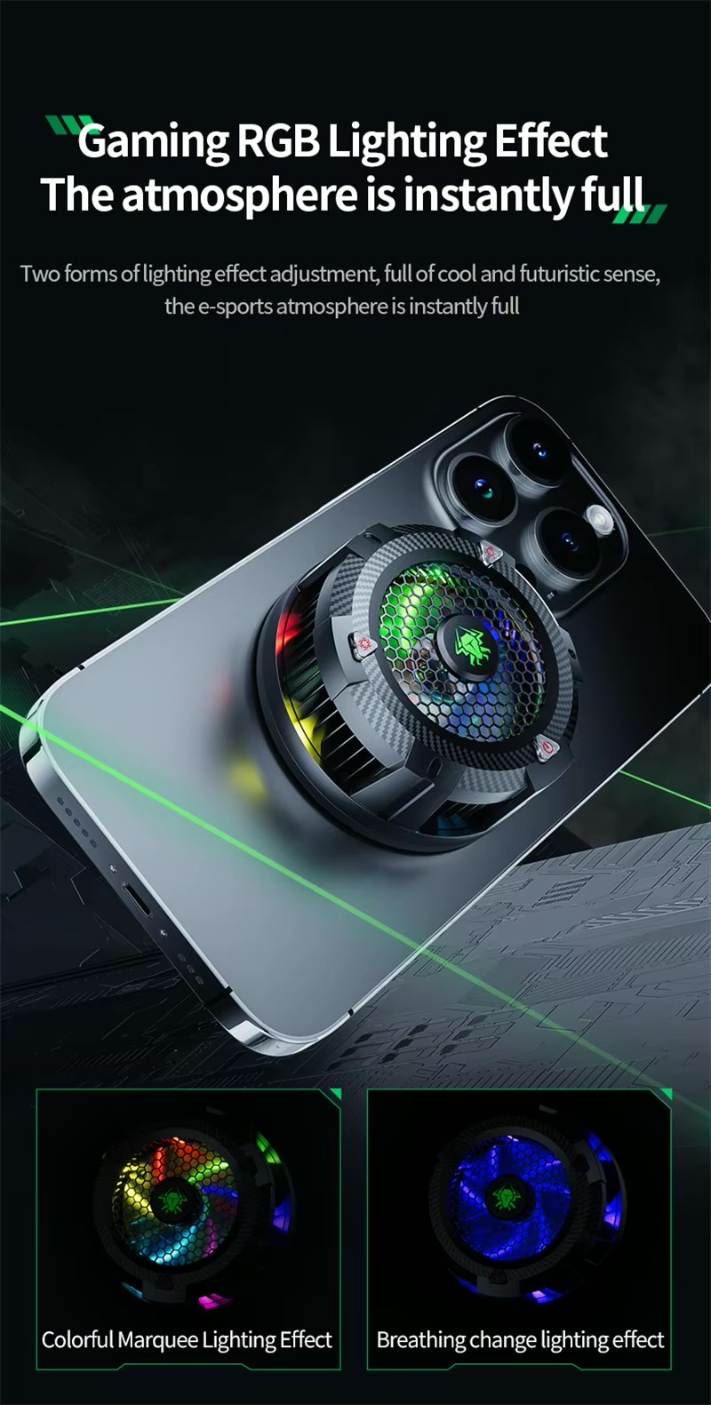 Plextone EX1 Pro 18w Mobile Phone Cooler Fan_img_7