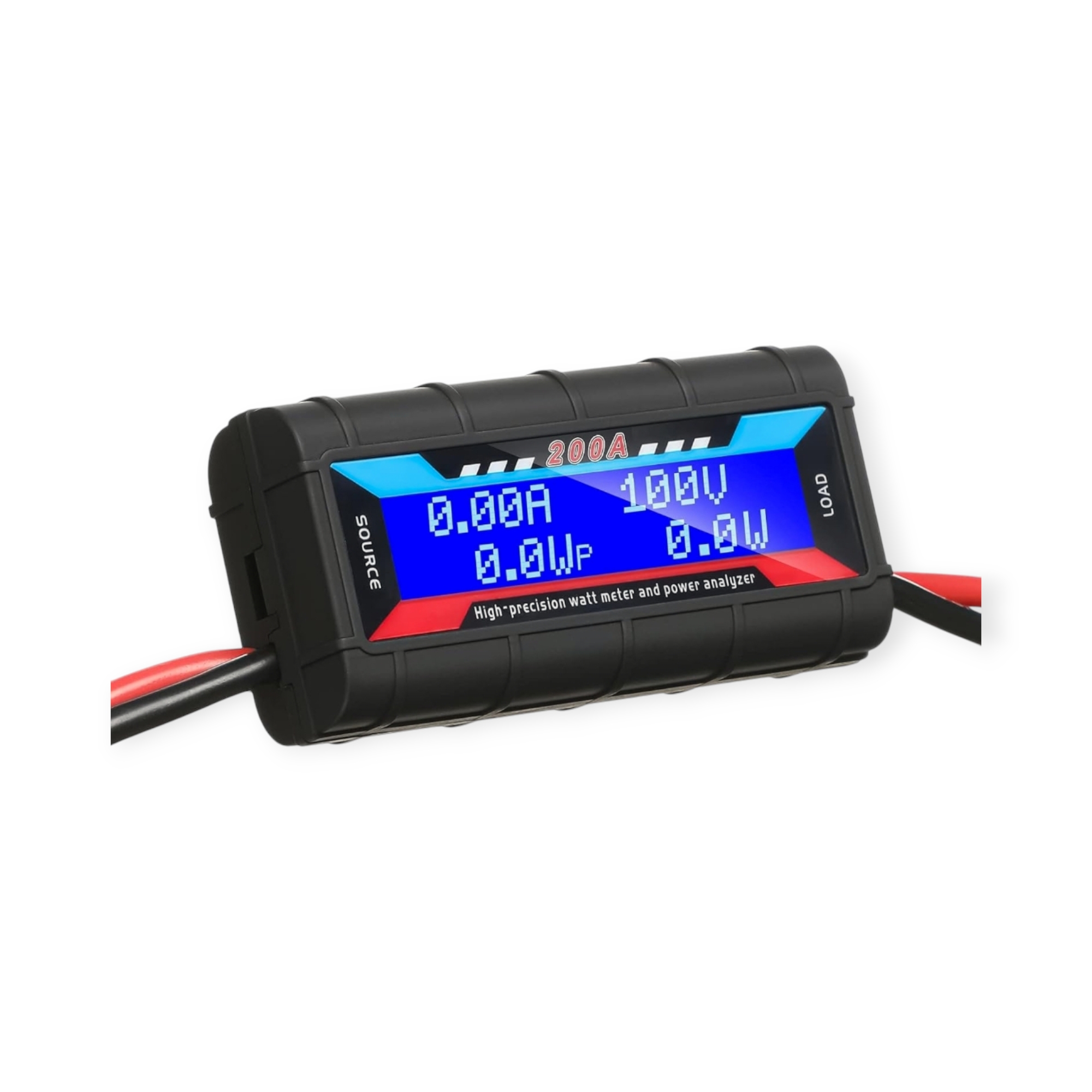 200A High-Precision LED Watt Meter | Voltage & Current Power Analyzer | DC 0-100V