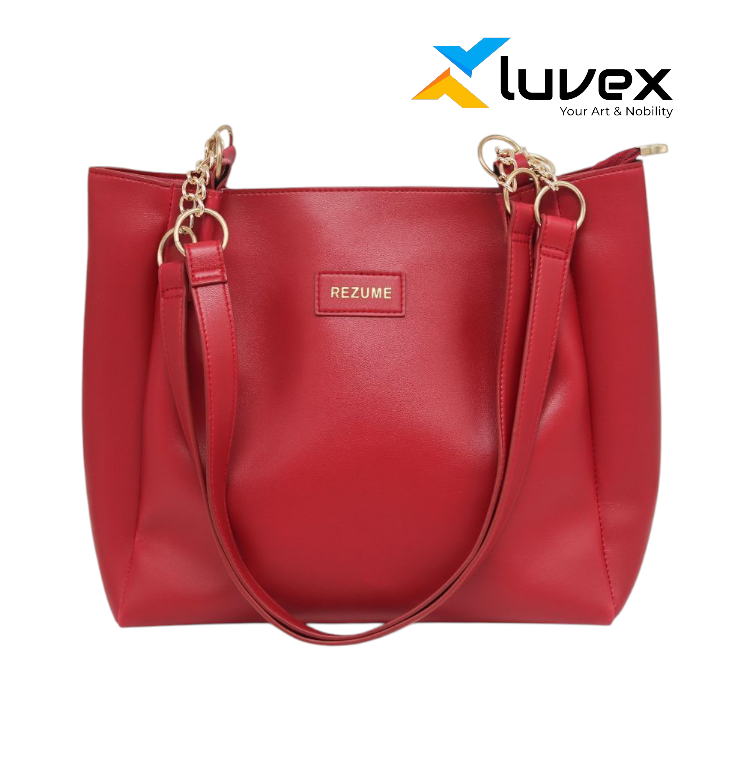 Signature Classic shoulder women's tote bags(maroon)