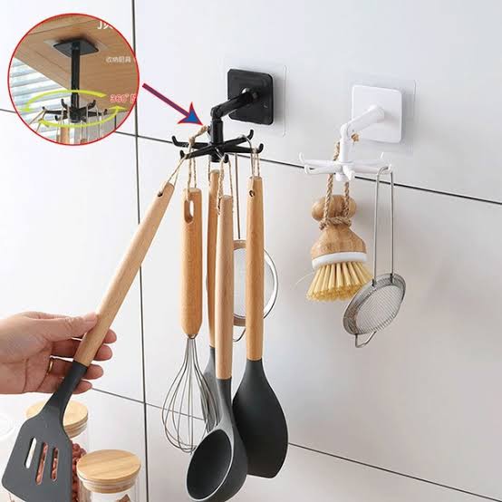 Kitchen Wall Hook | 360 Degree Rotatable