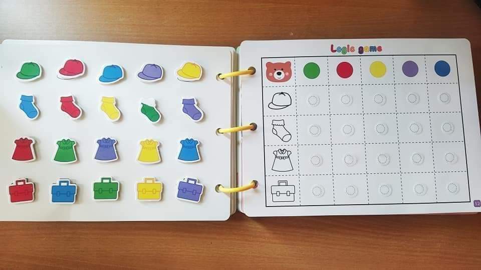 Toddler Reusable Sticker Activity learning Book – খেলতে খেলতে শিখা ! learning activities book for KIDS, busy book, quiet book_img_4