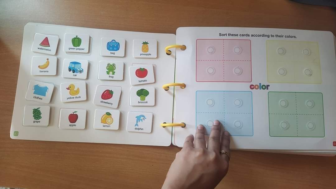 Toddler Reusable Sticker Activity learning Book – খেলতে খেলতে শিখা ! learning activities book for KIDS, busy book, quiet book_img_9