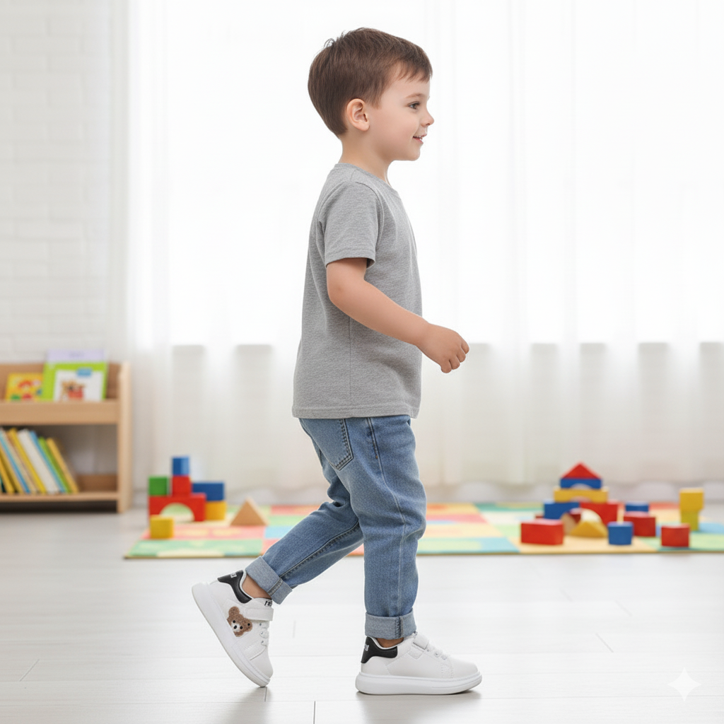 Kids Trendy Cute Bear Design Sneakers (1 to 5 years) for yours ANGEL_img_2