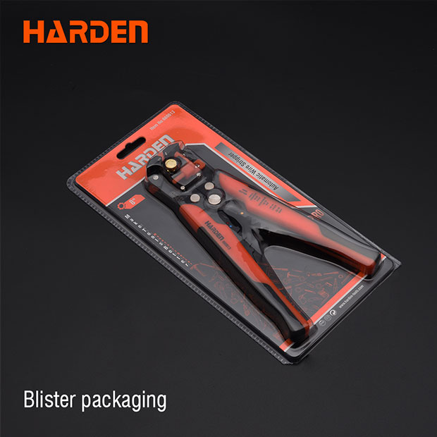 HARDEN 660613 Automatic Wire Stripper, 6", 0.2 - 6 mm2, Automatic Cable Wire Stripper Crimping Plier Self Adjusting Crimper For Electrician Crimping