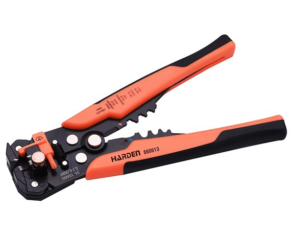 HARDEN 660613 Automatic Wire Stripper, 6", 0.2 - 6 mm2, Automatic Cable Wire Stripper Crimping Plier Self Adjusting Crimper For Electrician Crimping_img_1