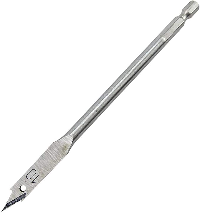 HARDEN Flat Wood Bit, ( 10 | 12 | 14 | 16 | 18 | 19 | 20 | 22 | 25mm ), length 150mm, 1/4" hex shank; 613010_img_4