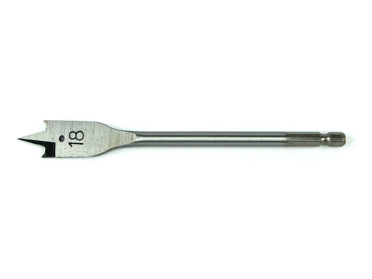 HARDEN Flat Wood Bit, ( 10 | 12 | 14 | 16 | 18 | 19 | 20 | 22 | 25mm ), length 150mm, 1/4" hex shank; 613010_img_11