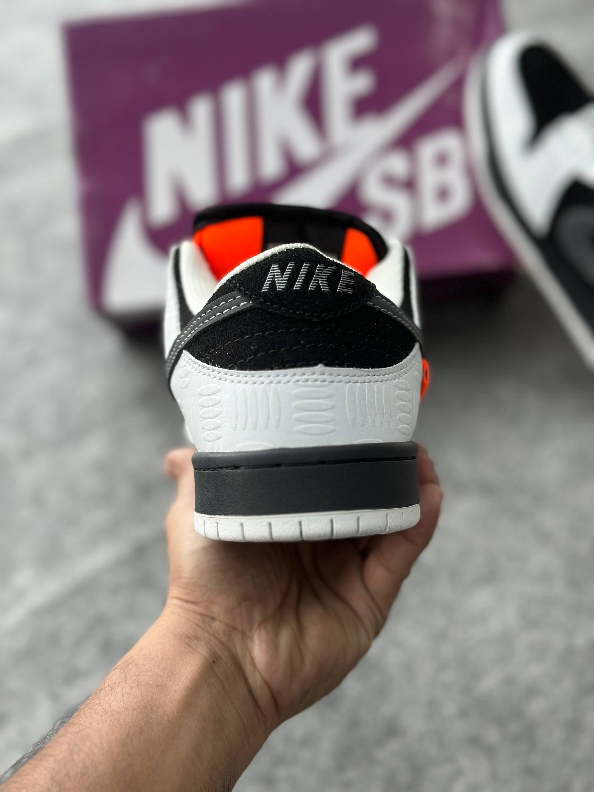 Nike SB Dunk Low x TIGHTBOOTH: White&Black (1:1) thumbnail 5