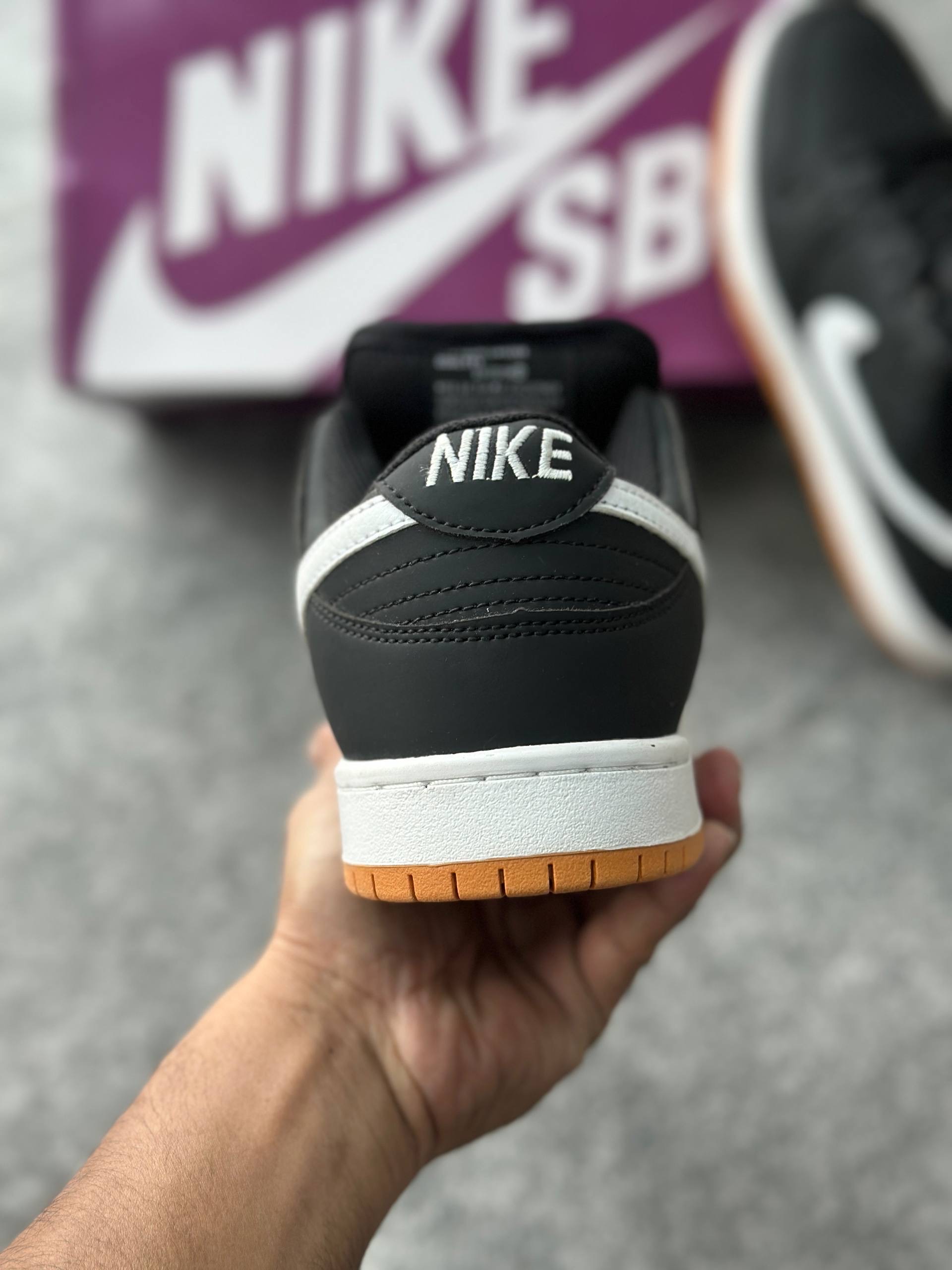Nike SB Dunk Low Pro: Black&Gum Light Brown (1:1) thumbnail 4