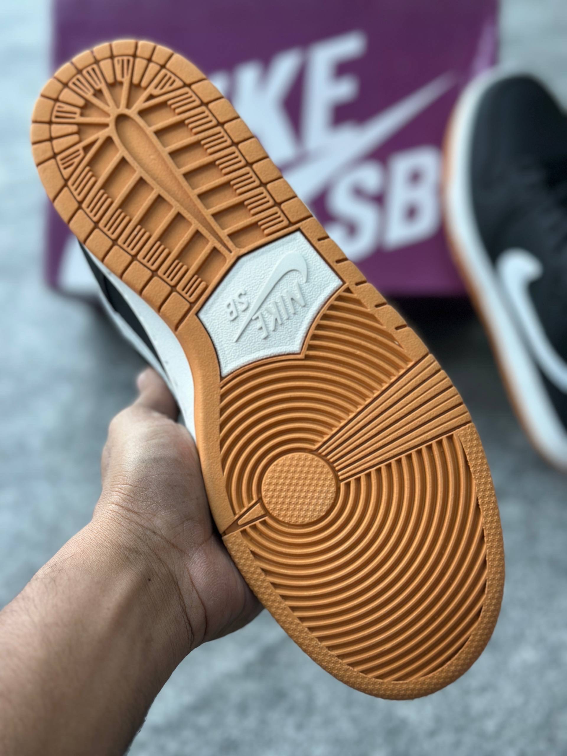 Nike SB Dunk Low Pro: Black&Gum Light Brown (1:1) thumbnail 5